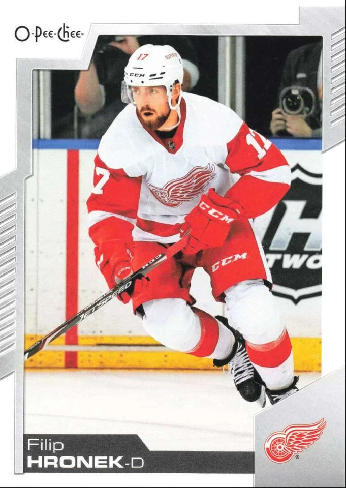2020-21 O-Pee-Chee Filip Hronek Detroit Red Wings #350 - Image 1 of 2