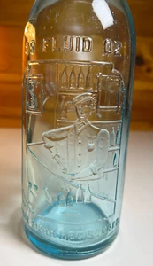 Antique Seeley’s Soda Bottle Embossed Jerk Fountain Scene Manhattan New York - Picture 1 of 17