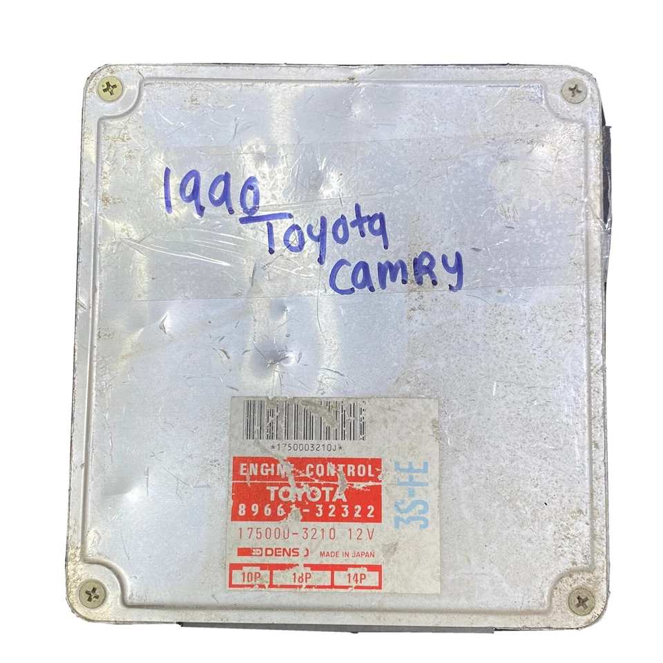 1990' Toyota Camry ENGINE CONTROL UNIT 89661-32322 S3-FE - Image 1 of 4
