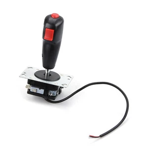 1*Arcade Game Cabinet Grap Flight Joystick Trigger Top Fire Button Vibration - Picture 1 of 17
