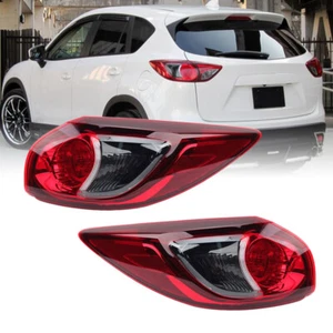 Pair Outer Halogen For Mazda CX-5 2013 2014-2016 Tail Light Rear Stop Brake Lamp - Picture 1 of 10