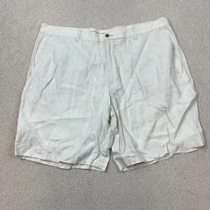 Tasso Elba Chino Shorts Men's Size 40X10 Tan Slash Pocket Flat Front Casual - Picture 1 of 7
