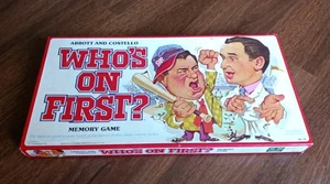Vintage Abbott Costello Who's on First? Baseball Memory Board Game (1978) 💯% - Picture 1 of 10