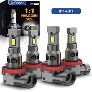 4x H11 H9 LED Faros Conversión Luz Alta Baja 6000K Blanco Súper Brillante - Imagen 1 de 10