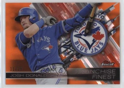 2016 Topps Finest Franchise Finest Orange Refractor /25 Josh Donaldson #JD - Image 1 of 2