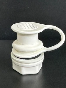 IGLOO COOLER ORIGINAL OEM TRIPLE SNAP CAP DRAIN PLUG HARD PLASTIC WHITE NEW! - Picture 1 of 3