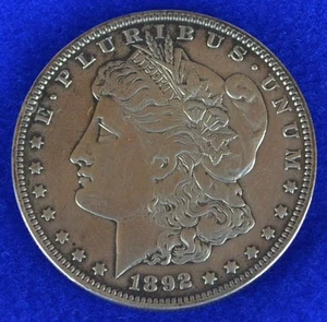 1892 O MORGAN SILVER DOLLAR - US MORGAN SILVER DOLLAR $ - VF KM# 110 - Bild 1 von 4