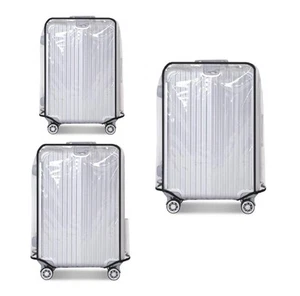 Clear PVC Luggage Cover Protectors - Transparent Waterproof Suitcase Sleeve f... - Picture 1 of 8