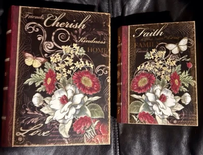 Punch Studio друзей и семьи книга хранения коробка магнитная застежка лот из 2 - Изображение 1 из 4