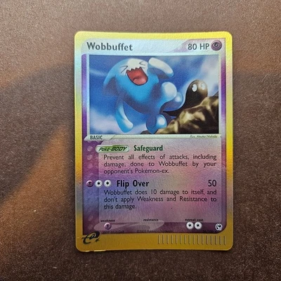 Wobbuffet 26/100 Pokemon EX Sandstorm Reverse Holo Rare Card - LP - Image 1 of 4