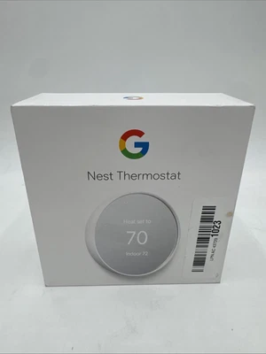 Google Nest Smart Thermostat, Snow - GA01334-US Used - Image 1 of 4