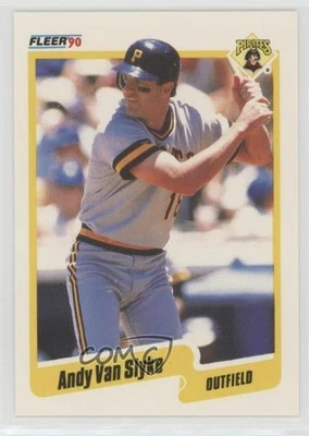 Fleer 1990 impreso en Canadá Andy Van Slyke #481 Foto 1 de 2