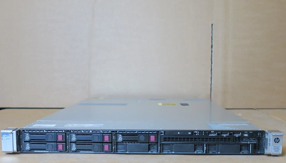 HP Proliant DL360p Gen8 2 x Xeon EIGHT Core E5-2660 96GB RAM 5x 146GB 15k Server - Image 1 of 1