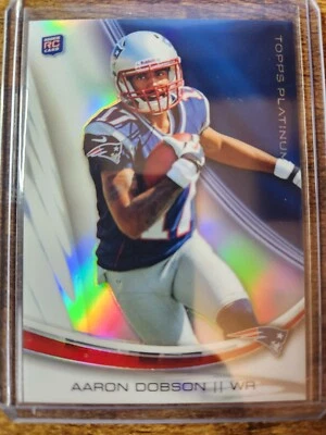 2013 Topps Platinum Aaron Dobson Rookie RC #138 New England Patriots - Image 1 of 2