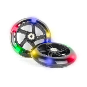 PU 145mm ruedas luminosas ruedas de repuesto para Cityroller 5 LED - 2 unidades - Imagen 1 de 1