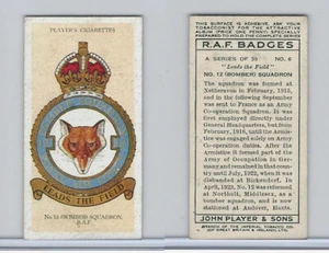 P72-172b Spieler, RAF Abzeichen (Motto), 1937, #6 12th Bomber Squadron RAF - Bild 1 von 1