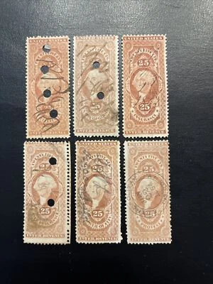 US Stamps #R44c-R49c...Used Revenue - Image 1 of 2