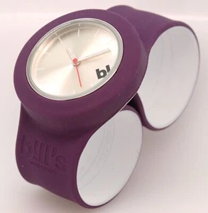 Reloj Bill - ¡B! Reloj de pulsera blanco ciruela, esfera blanca BA-13 - Imagen 1 de 2