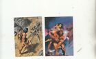 Rare-Joe Jusko's-1994 Edgar Rice Burroughs Cards-[No 13-14]-LOT 1376A-2 Cards