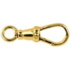 19mm long 9ct YELLOW GOLD ALBERT SWIVEL JEWELLERY CLASP FOR CHAIN OR WATCH FOB