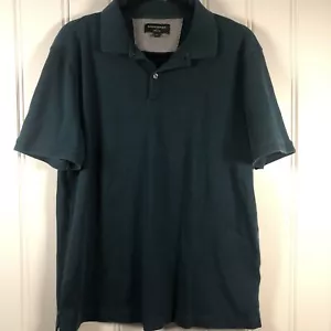 Camisa polo de vestir verde Banana Republic XL para hombre manga corta con cuello - Imagen 1 de 11
