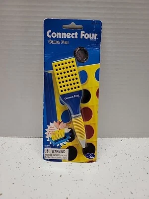Hasbro Connect Four Game Pen Stylus Artículo #12009 Bolígrafo 2002 NUEVO  Foto 1 de 4