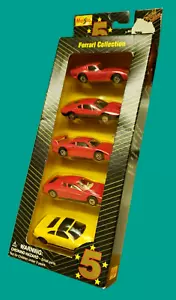 COLECCIÓN MAISTO FERRARI Paquete de regalo 4 autos diecast rojos y 1 amarillo serie de 5 estrellas - Imagen 1 de 13