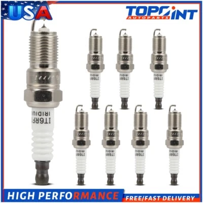 8x Iridium Spark Plugs For 1996-2011 Ford Crown Victoria 4.6L V8 3689 TR6IX - Image 1 of 4