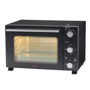 Cooks Professional Mini Backofen | 28 Liter | 3 Kochfunktionen | Schwarz & Silber - Bild 1 von 2