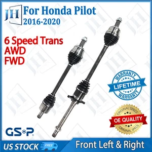 Juego de ejes CV par delantero izquierdo derecho OE para Honda Pilot 2016-20 AWD 6 velocidades - Imagen 1 de 15