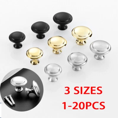 1-20PCS Stainless Steel Door Knobs Cabinet Handles For Cupboard Drawer Kitchen - Image 1 of 4