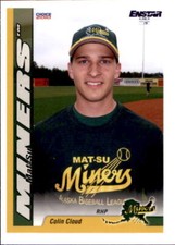 2010 Mat-Su Miners Choice #8 Colin Cloud Anchorage Alaska AK Baseball Card