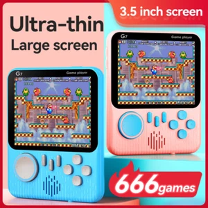 New Videospielkonsole Retro Classic G7 Farbdisplay 666 Integrierte Spiele - Bild 1 von 20