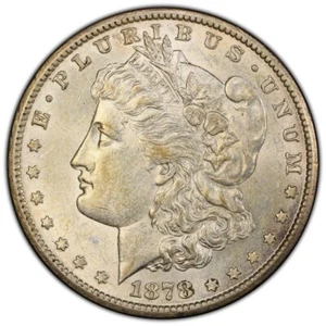 1878-CC AU55 Morgan Dollar, PCGS Toned &Original Silver! Carson City Price Drop! - Picture 1 of 8