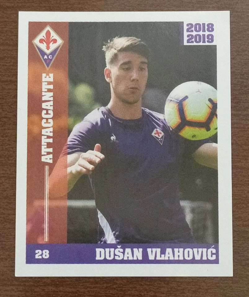 DUSAN VLAHOVIC ROOKIE - FIORENTINA 2018/2019 ESSELUNGA - N. 180 - Immagine 1 di 1