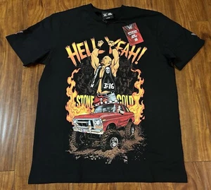 WWE X Shoe Palace Stone Cold Steve Austin Hell Yeah T Shirt L - Picture 1 of 5