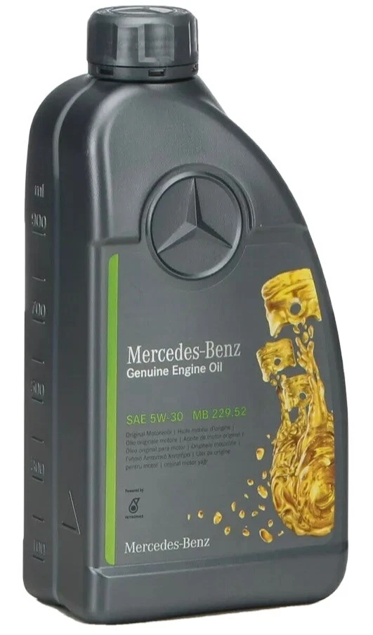 1 LT Litro Olio Motore 100% Sintetico Originale Mercedes Benz 5W30 MB 229.52