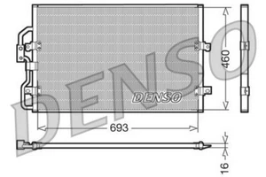 Condensatore Climatizzatore PER Lancia Zeta 2.0 Turbo 108 KW 147 CV - Imagen 1 de 1
