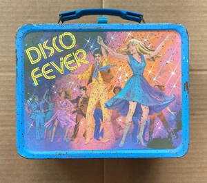 0184) Vintage 1980 DISCO FEVER King-Seeley Thermos Metal Lunchbox Lunch Box - Picture 1 of 7