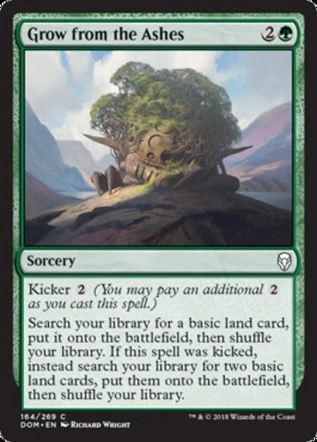 x1 Grow from the Ashes - Dominaria - NM - MTG - Image 1 of 1