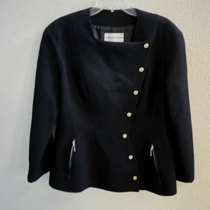 Thierry Mugler Sculptured Jacke Vintage Gr. 44 8 US - Bild 1 von 12