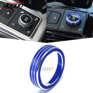 Cubierta de anillo de interruptor de botón de perilla de cambio de marchas de consola para Ford Explorer 2020-22 azul - Imagen 1 de 3