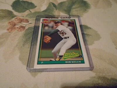 OPC 1991 / 50 BOB WELCH  OAKLAND ATLHETICS - Image 1 of 2