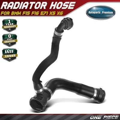 Tubo de casa de refrigerante de radiador superior para BMW X5 X6 E70 E71 2008-2014 17127586774 Foto 1 de 4