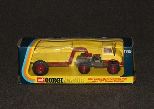 Corgi Toys #1145 1973 Mercedes Benz Unimog 406 10T Goose Dumper MIB - Picture 1 of 6