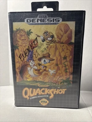 QuackShot Starring Donald Duck (Sega Genesis, 1991) CIB Manual - Image 1 of 4