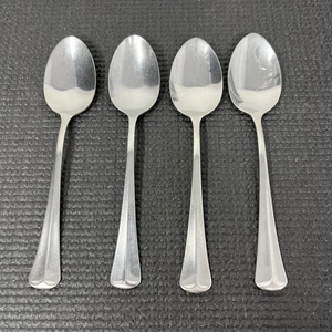 Oneidaware ALLEGIANCE Teaspoons 6" Betty Crocker Stainless Flatware lot of 4 - Picture 1 of 12