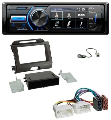 JVC Bluetooth MP3 USB DAB Autoradio für Kia Sportage SL 2010-2016 dunkelgrau - Bild 1 von 4