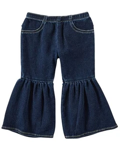 Wrangler Toddler Girls' Dark Wash Flare Pants - 112321494-TDLR - Picture 1 of 7
