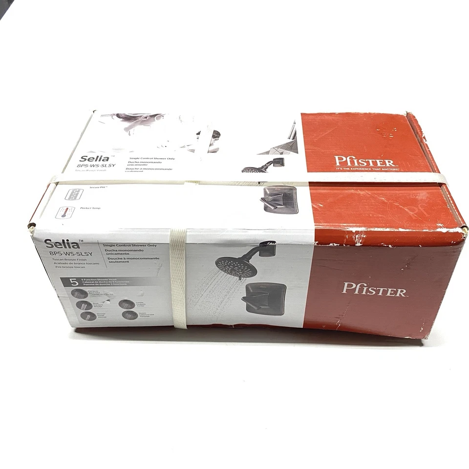 Pfister, "Selia" Tuscan Bronze 1-handle Shower Faucet | Valve Included (Sealed) - Image 1 of 4